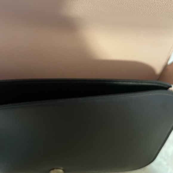 SOLD kate spade Black Crossbody Flap Top Leather Purse Gently Used - Picture 3 of 12